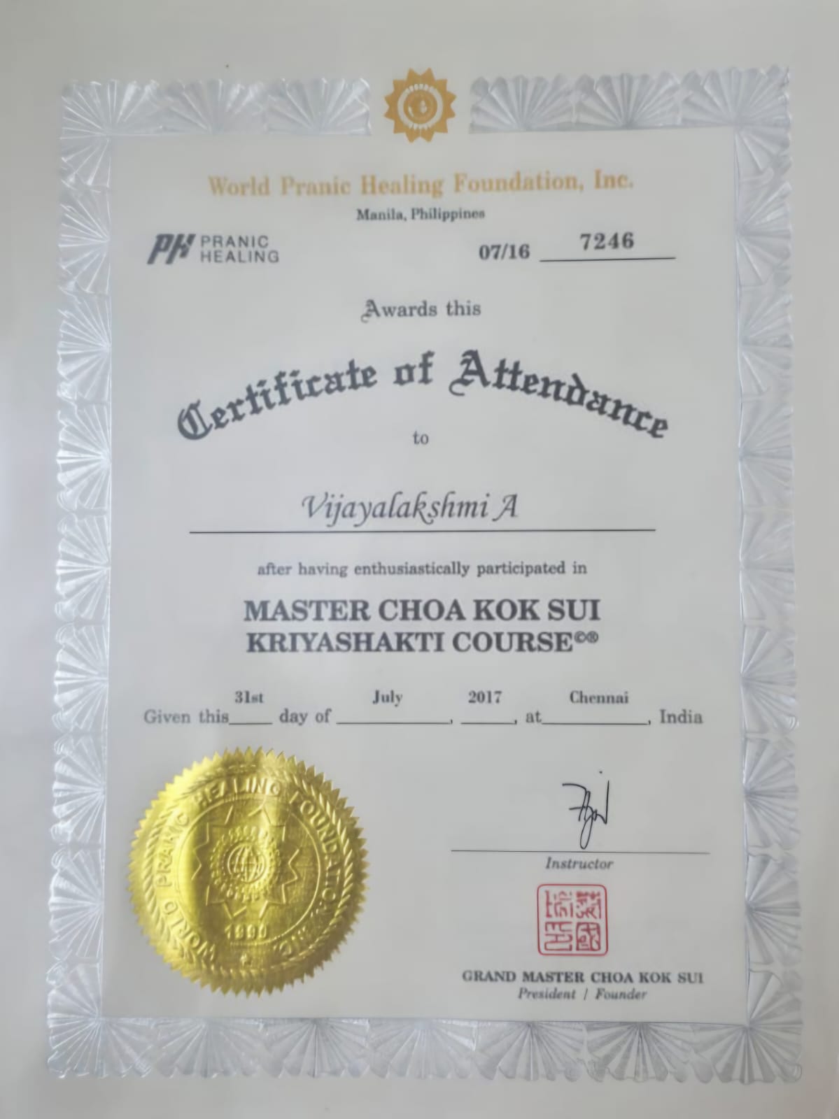 Certificate 2